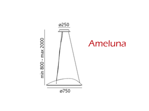 Artemide Ameluna Ameluna Artemide Leuchten Suspension