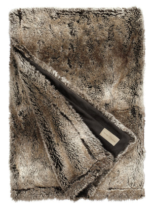 Winter-Heim-Blei-Läufer Yukonwolf plaid Pelz-Winter-Heimläufer Yukonwolf Textil