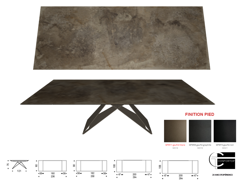 table céramique - premiere drive