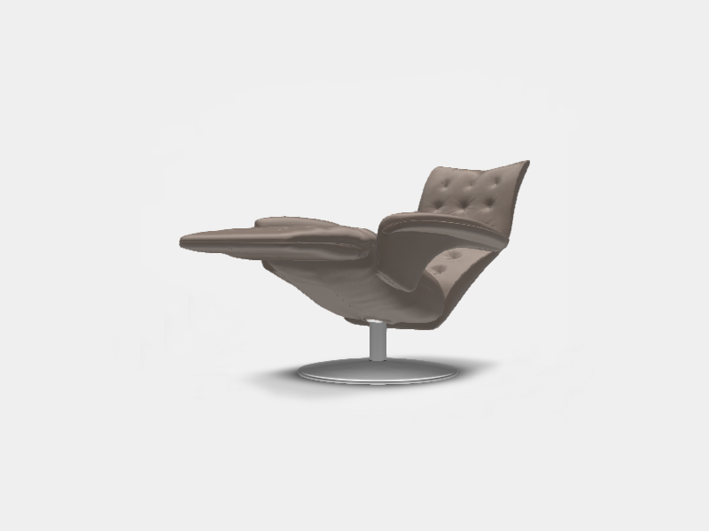 Jori Relax Square-Mokka Sessel Fauteuils _ Poufs Jori Platz Mokka