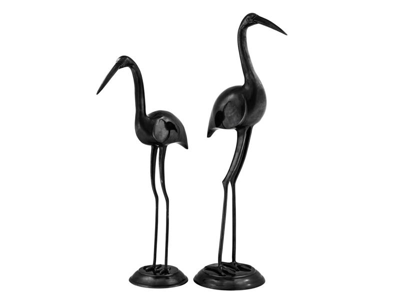 Vogel-Statue Set von 2