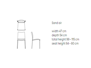 Desalto Sand Air Stuhl Chaises _ Tabourets Desalto Sandluft