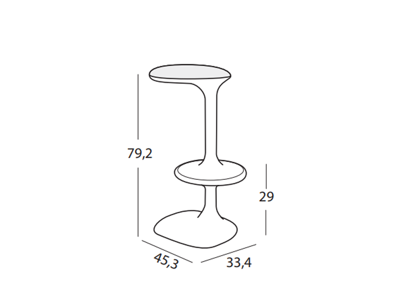 Casamania Kant Outdoor Casamania Kant Stühle-Tabourets Outdoor Tabouret
