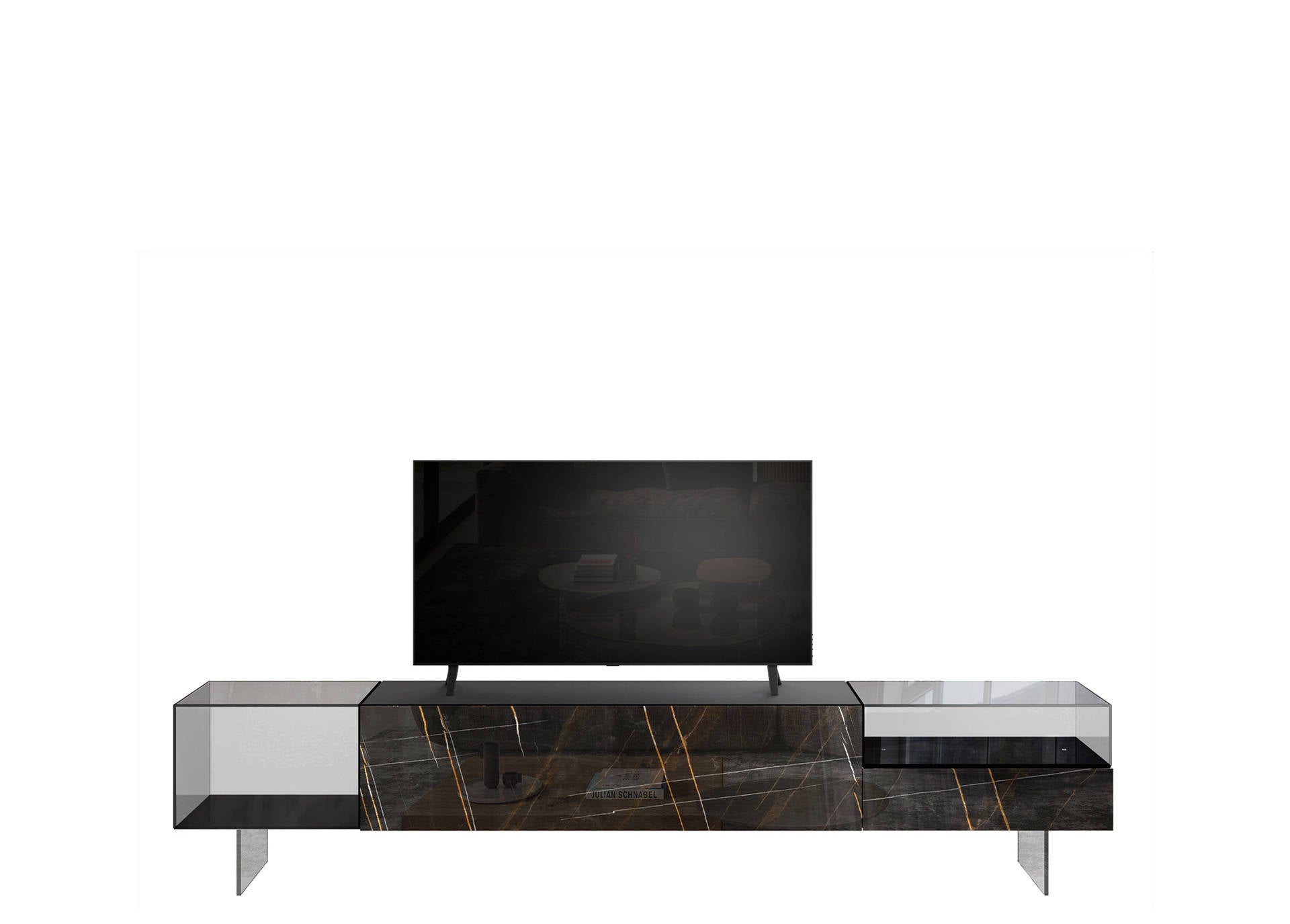Meuble TV LAGO 36e8 Glass 1408