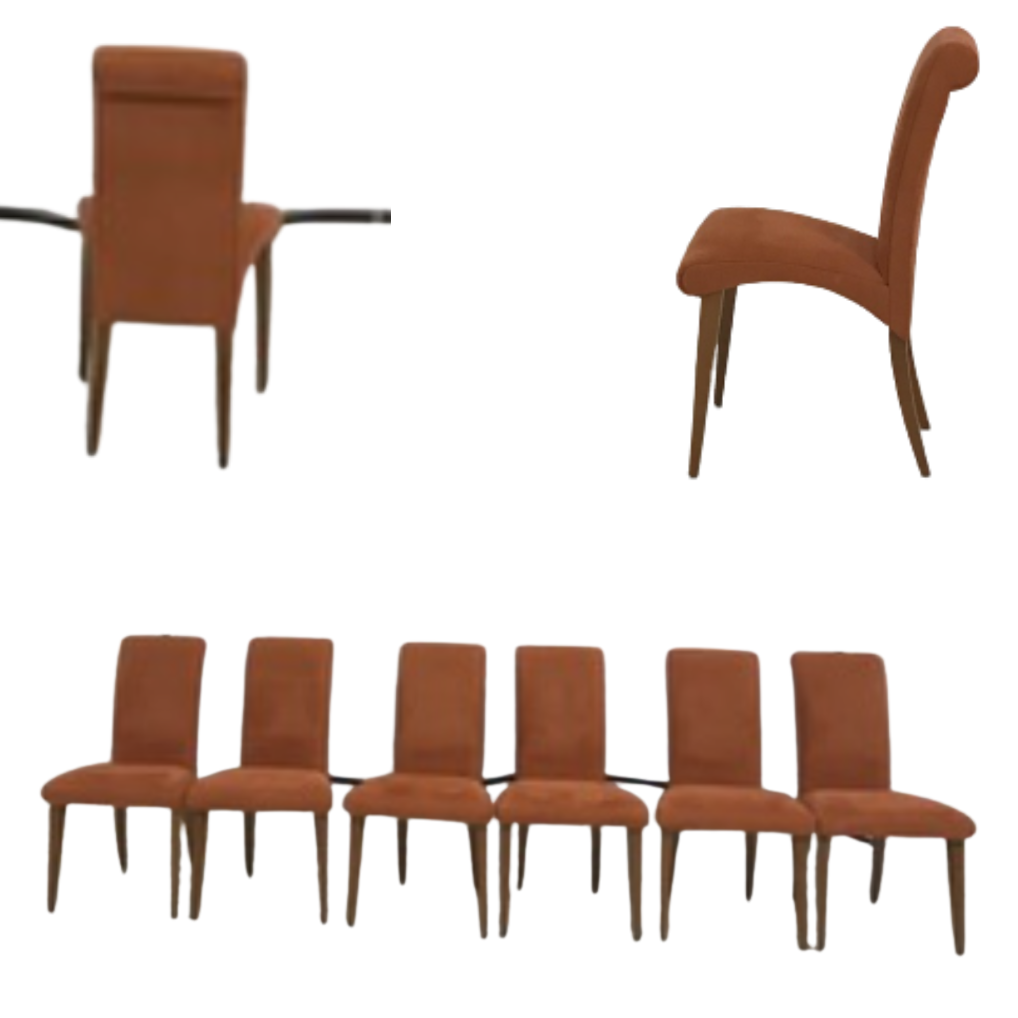 Chaise Alcantara, Hêtre Merisier – Outlet CONFORTOP