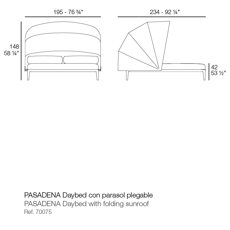 PASADENA DAYBED VONDOM