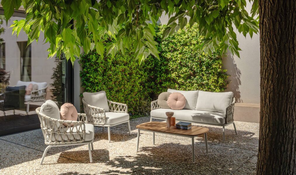 Salon Iris – Set complet (canapé + 2 fauteuils living + table basse)