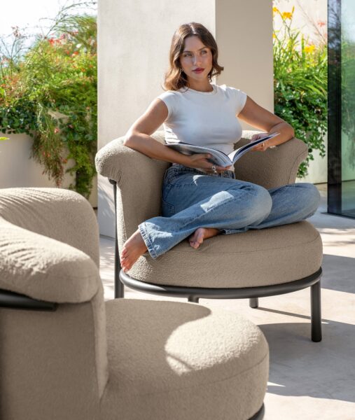 Fauteuil living James - Talenti – Warm white - Inkas white