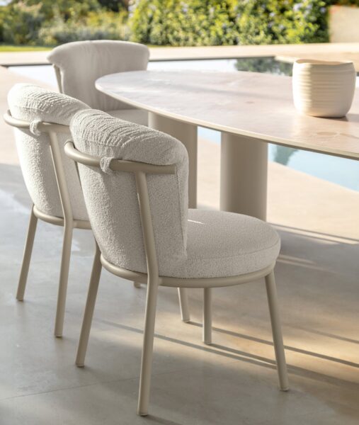 Table à manger James 260×105 - Talenti – Warm white - Cobra yellow