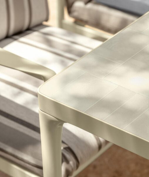 Table outdoor Nalu 150x150 Talenti – Table de jardin design haut de gamme
