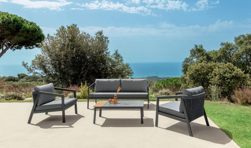 Salon Nova – Set complet (canapé + 2 fauteuils living + table basse)
