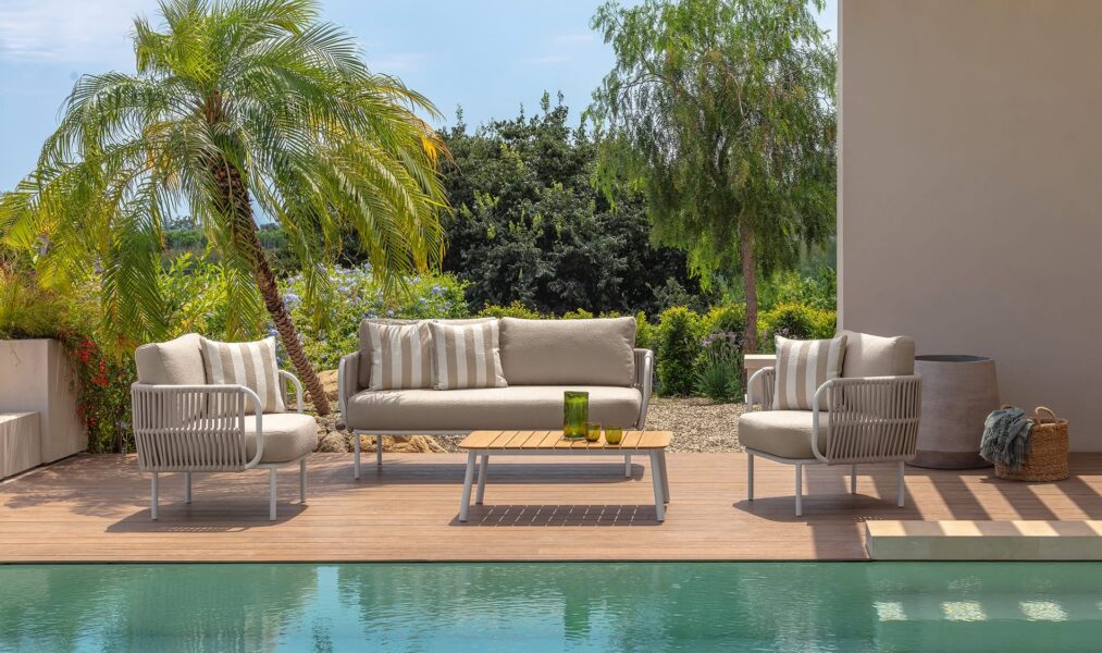 Salon Plum – Set complet (canapé + 2 fauteuils living + table basse)