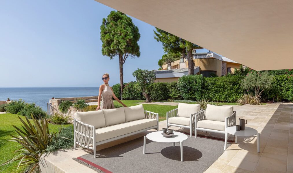 Salon Tess – Set complet (canapé + 2 fauteuils living + 2 tables basses)