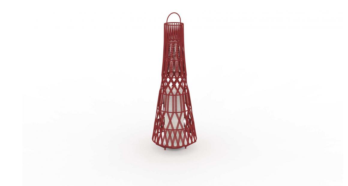 Lampe Tribal Big Talenti en corde pour extérieur
