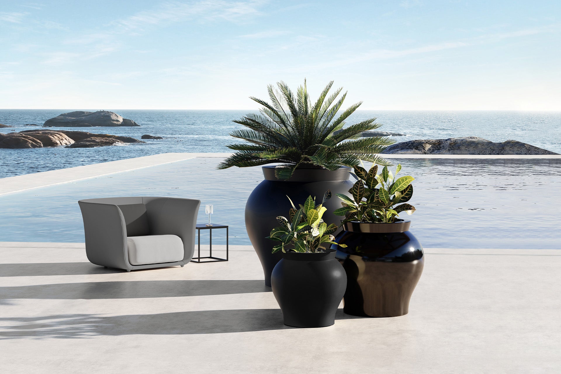Venus Planters - VONDOM - vases outdoor design Vondom