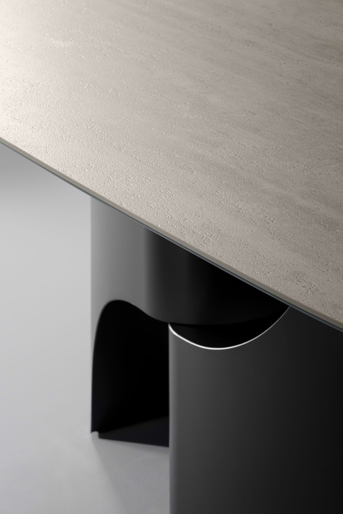 Table Taijitu Bonaldo - 200 x 108 cm - Bois plaqué - Noyer Canaletto