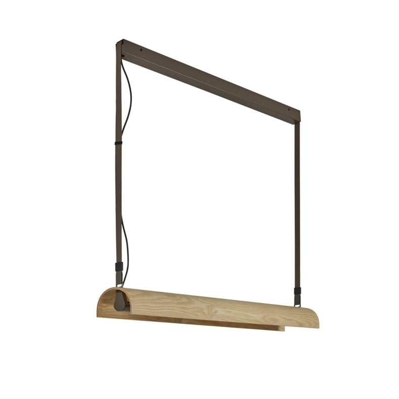 Suspension Aluet S/100 Bover en frêne – vue complète