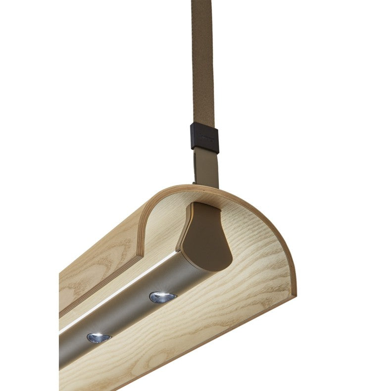 Suspension Aluet S/100 Bover en frêne – vue complète