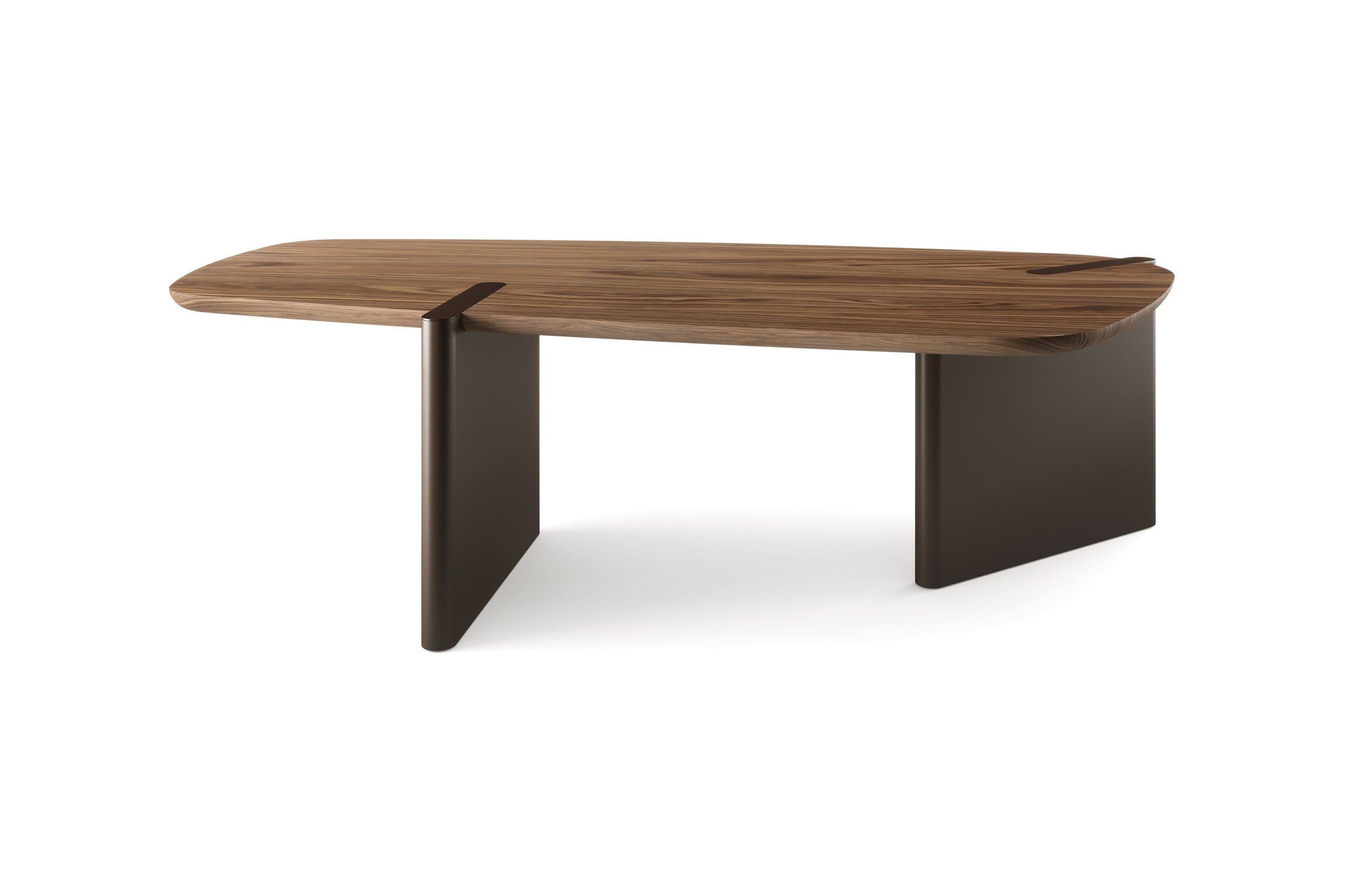 Table Bonaldo Flatiron – table design en bois, verre, céramique ou marbre