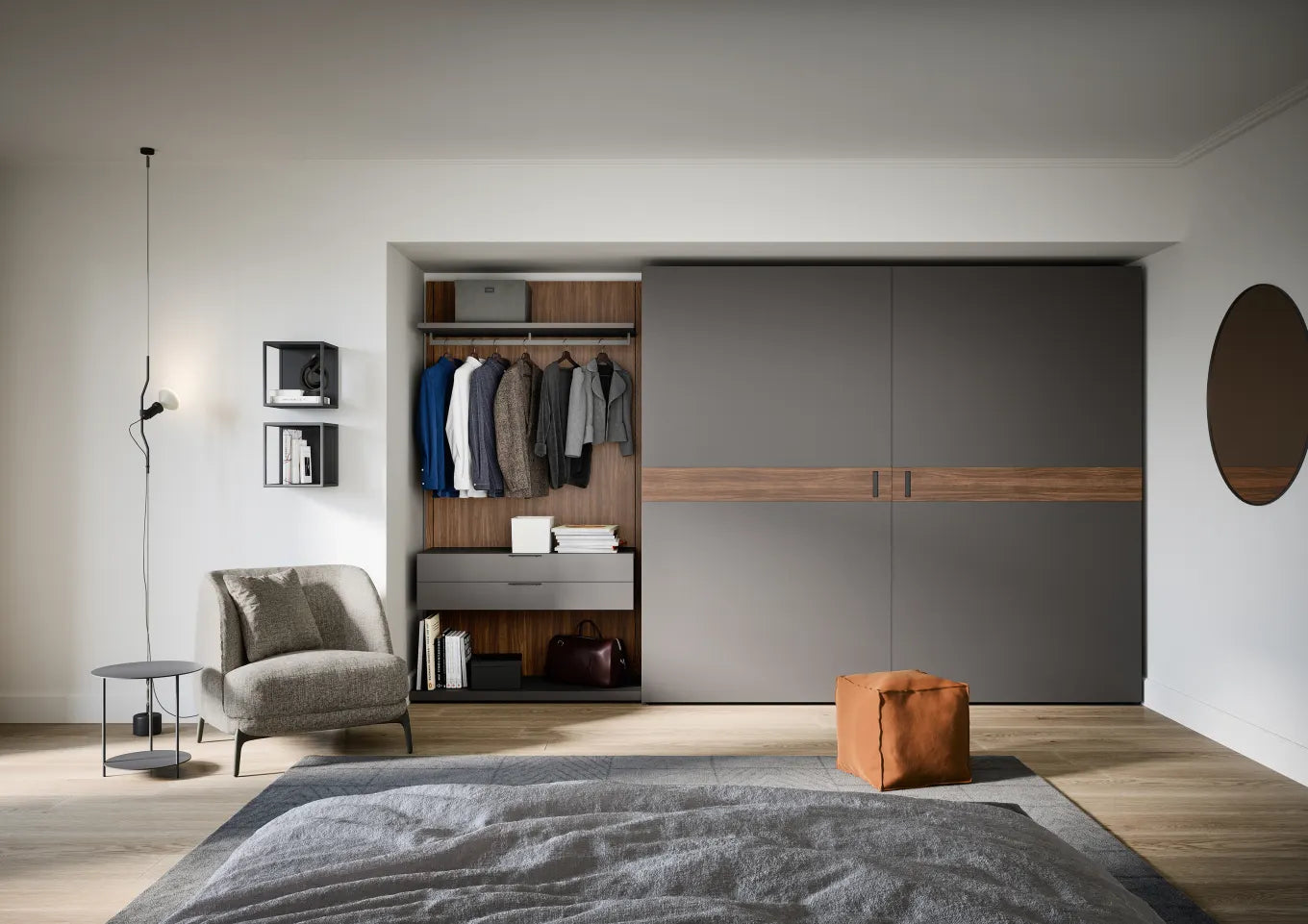 Armoire sur mesure Battistella – design italien haut de gamme