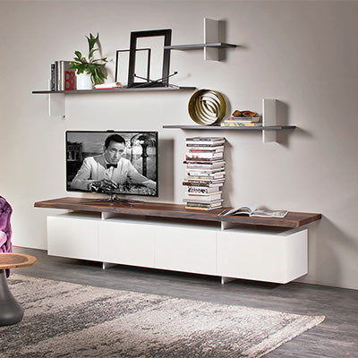 Meuble TV SENECA Cattelan Italia, vue 1 | CONFORTOP Renens