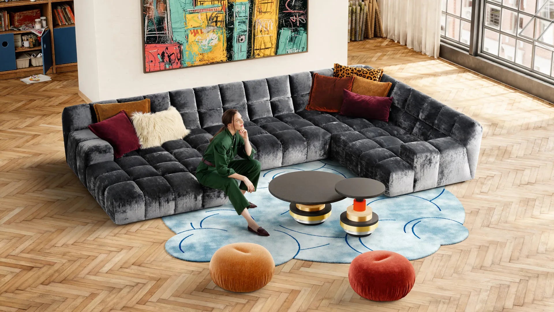 Canapé modulaire Ocean 7 | BRETZ