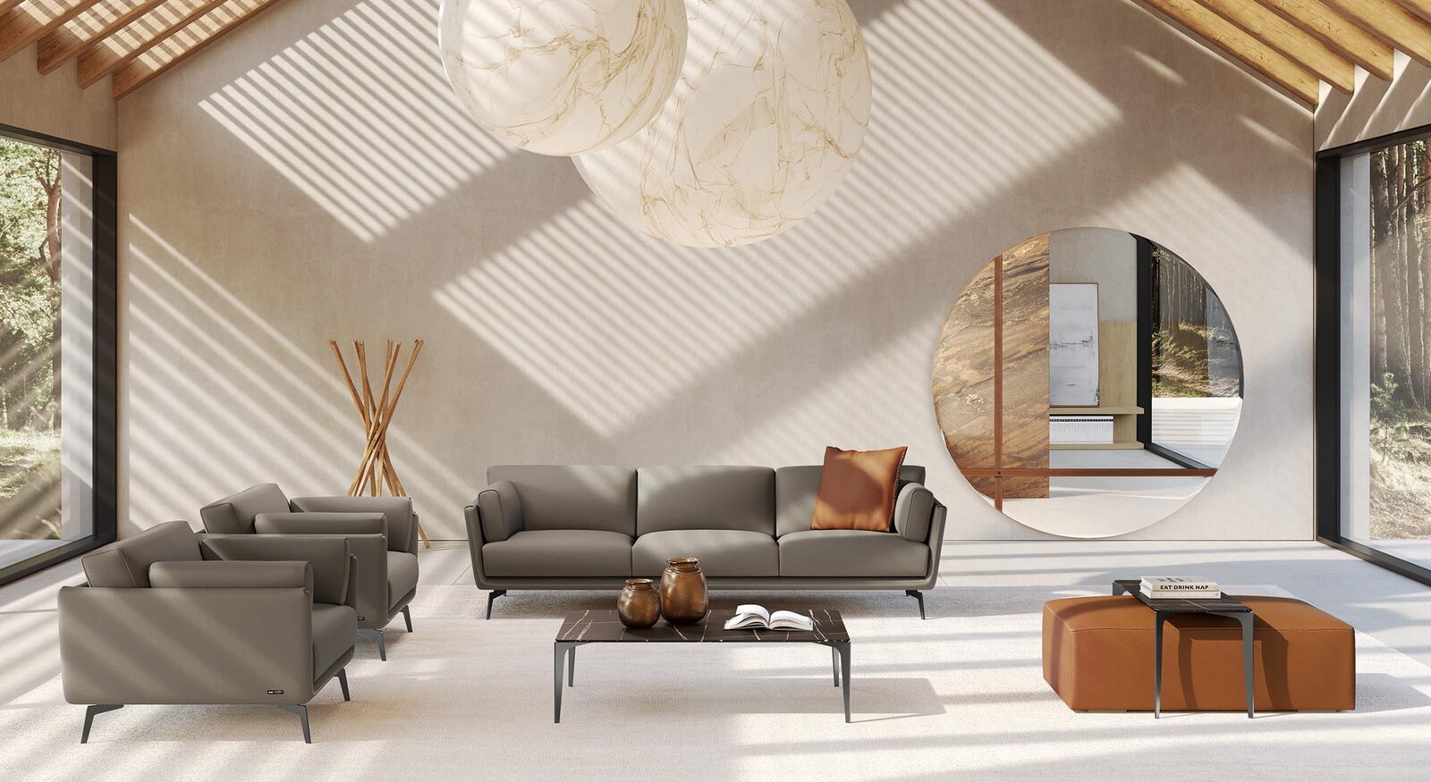 GAMMA ARREDAMENTI BLADE COFFEE TABLES – image principale officielle