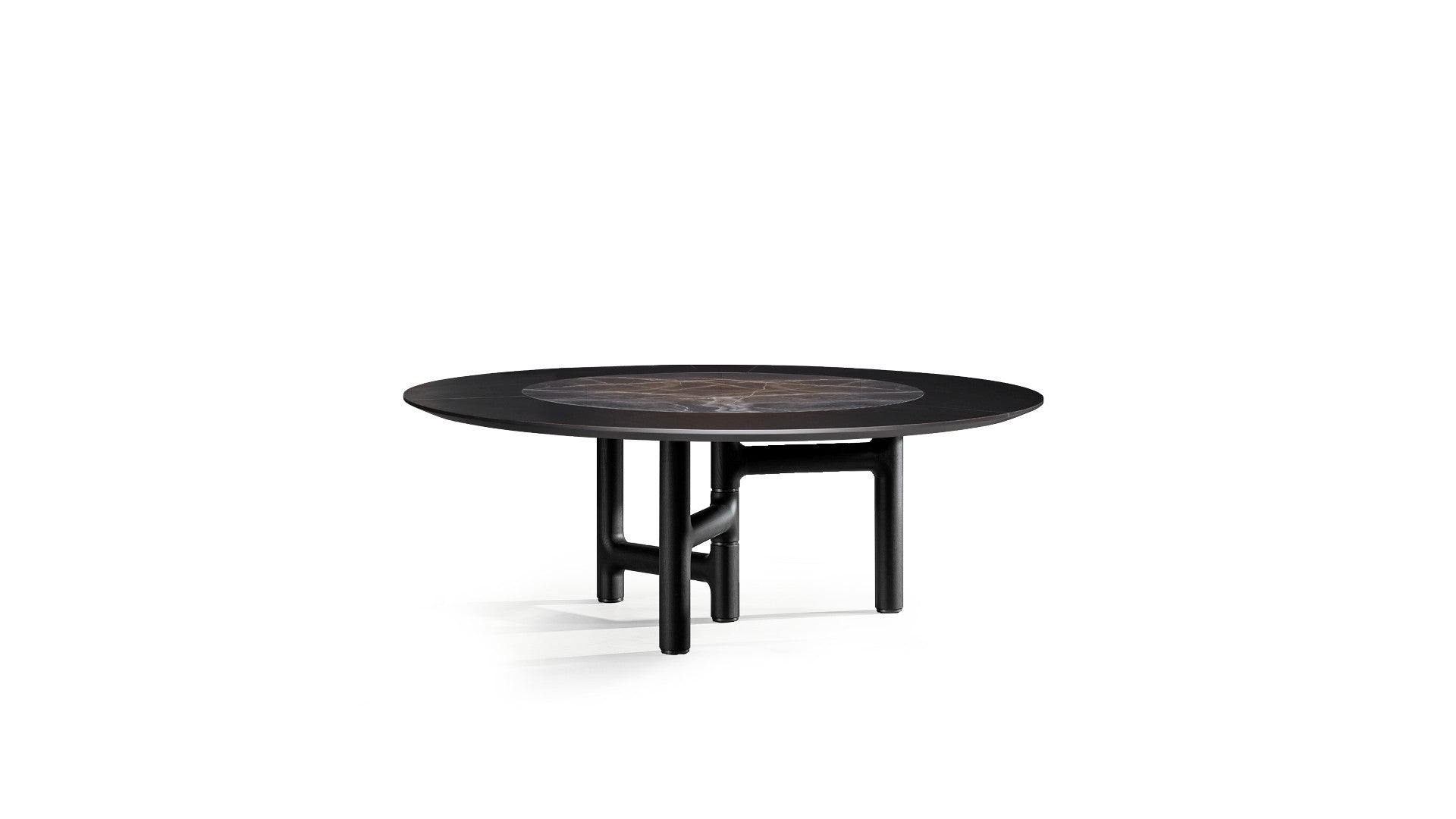 Table Pivot ST Bonaldo Ø160 cm Céramique opaque Gris Ardesia
