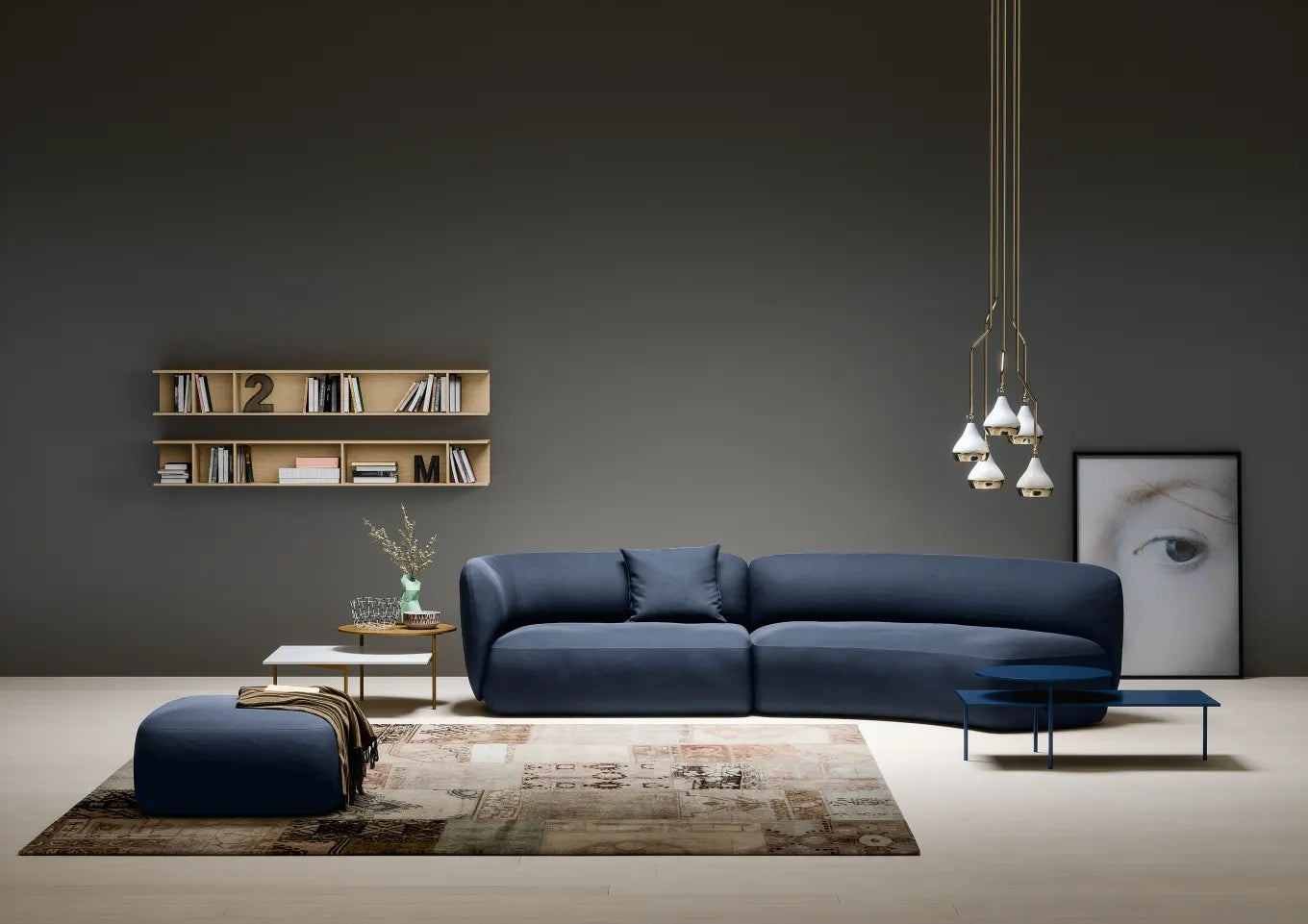 Bibliothèque sur mesure Battistella – design italien modulable