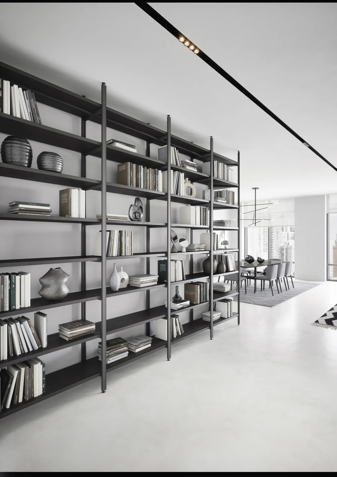 Bibliothèque sur mesure Battistella – design italien modulable