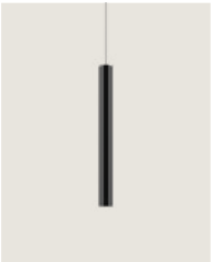 Lodes A-Tube medium, suspension en finition blanc mat — modèle medium
