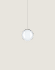 Random Solo 10 Lodes — finition transparent, suspension Ø10 cm