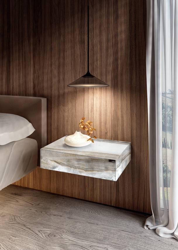 Table de chevet Materia – vue 1 – LAGO