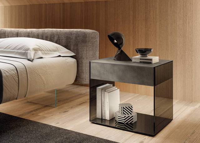 Table de chevet UpGlass – vue 2 – LAGO