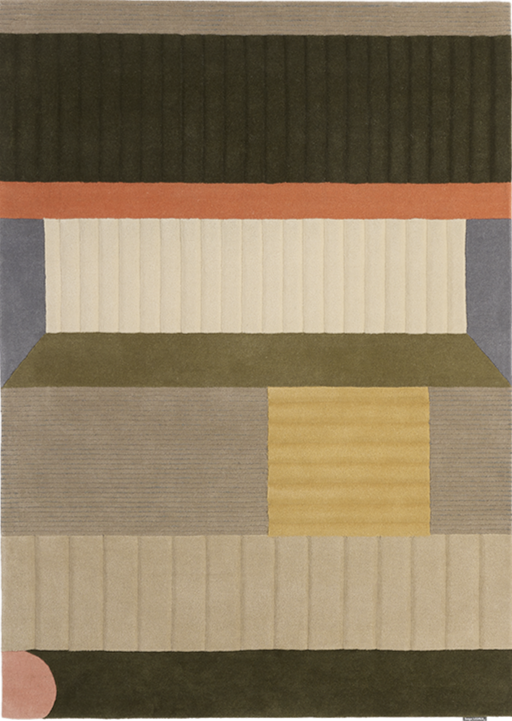 Tapis Cairn brique – Serge Lesage