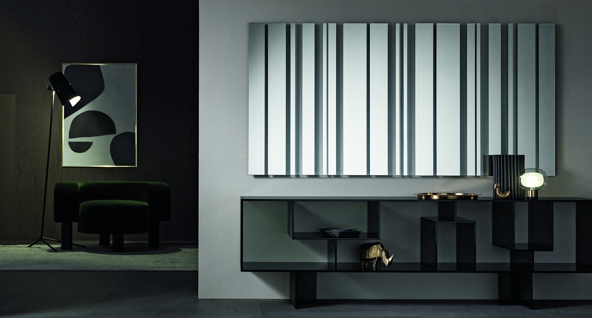 Miroir barcode Tonelli Design — photographie officielle illustrative