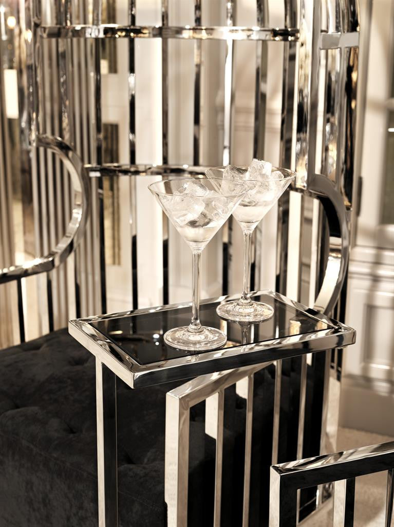 Eichholtz Chair Bora - Steel Bora-Bora Chair Eichholtz Sofas-Chairs Steel