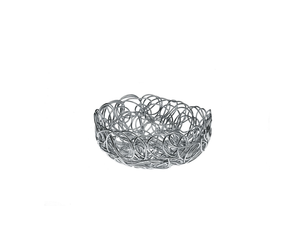 Round basket with wire-Nuvem