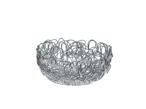 Round basket with wire-Nuvem