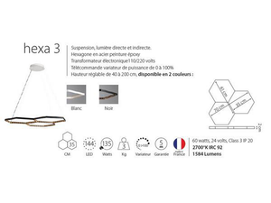 Le Deun Hexa 3 Hexa Le Deun Luminaires