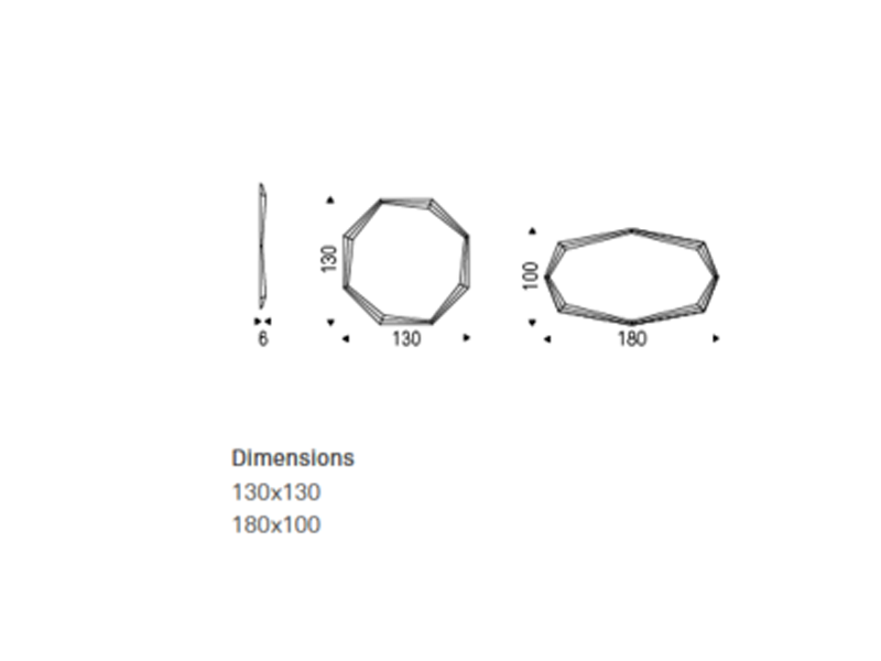 Cattelan Emerald Wood Cattelan emerald wood Mirrors