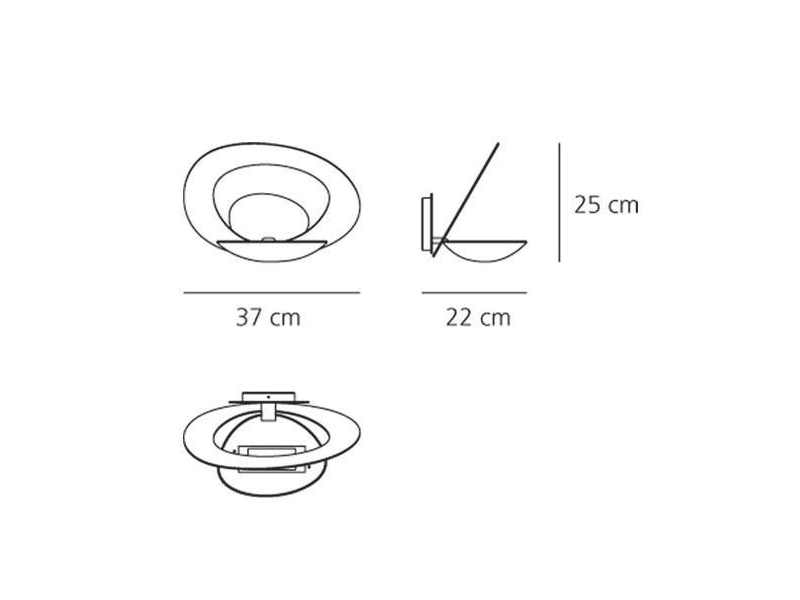 Artemide Pirce escutcheons Artemide Pirce Light Fixtures