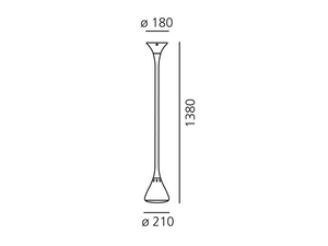 Artemide pipe Artemide Pipe luminaires suspension