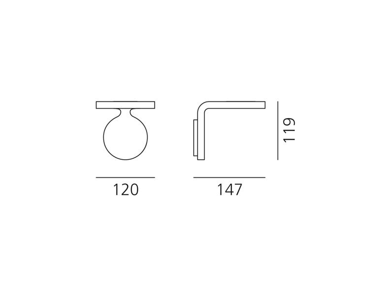 Artemide rea appliquees Artemide Rea luminaires