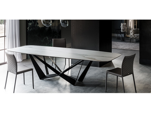 Cattelan Skorpio Curved Keramik Cattelan Skorpio Keramik Table_Manger