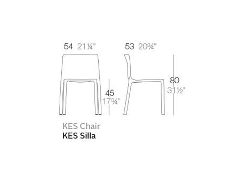 Vondom kes Chaises_Bancs_Outdoor Chaises_Outdoor kes Outdoor Chair Vondom