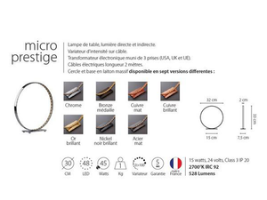 The Deun Micro Prestige 30 Led Micro Lamps Le Deun Prestige