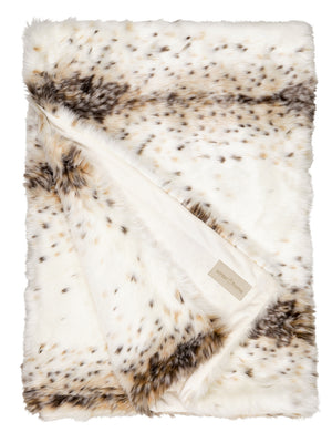 Winter home Plaid lynx plaid bobcat plaid fur winter home Textil