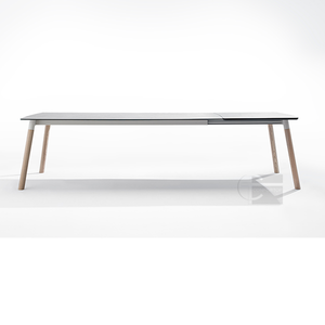 KÖLN TABLE - Extensible - Pieds bois et Métal