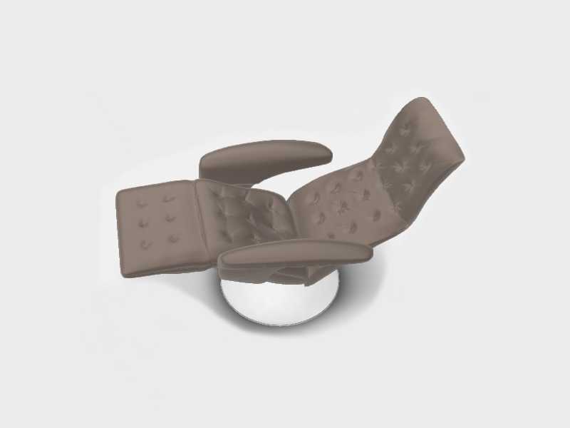 Jori Relax Square-Mokka armchairs Fauteuils_Poufs Jori Square Mokka